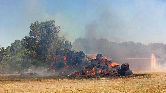 Incendio en Aldeanueva del Codonal. 