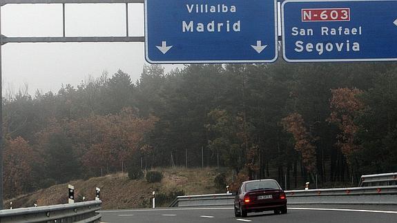 Un tramo de la autopistas AP-6. Antonio de Torre