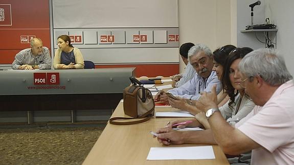 Reunión de la ejecutiva socialista.