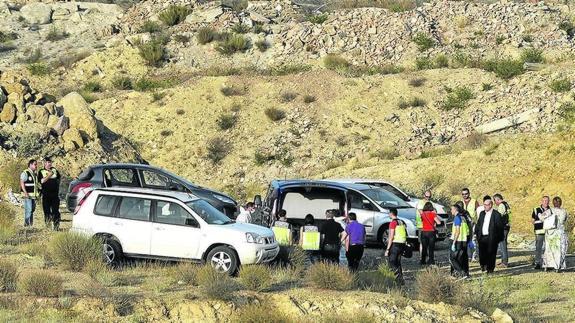 Paraje en el que apareció el cuerpo del militar. 