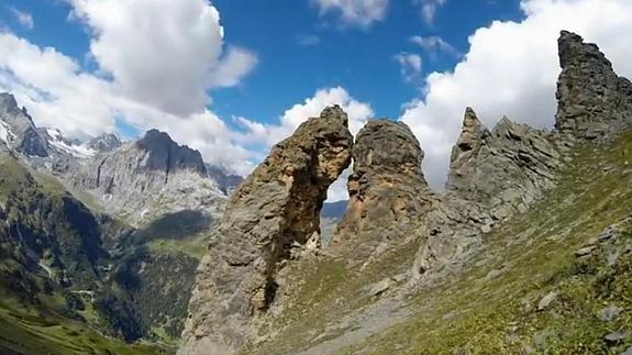 Las rocas que atravesó Uli Emanuele