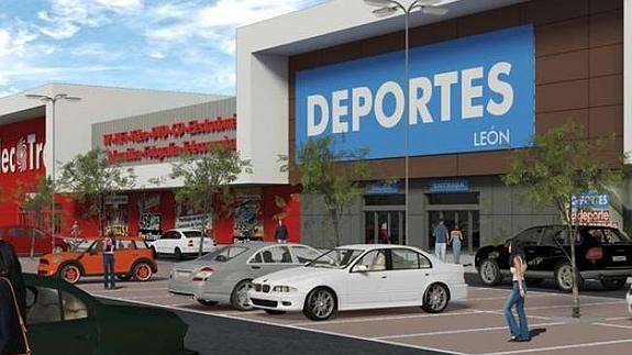 Recreación virtual del futuro centro comercial
