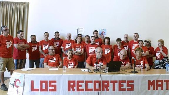 integrantes de las Plataformas de afectados por Hepatitis C.