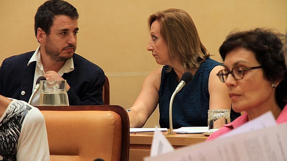 Juan Alcalde y María José García Orejana, de Ciudadanos. 