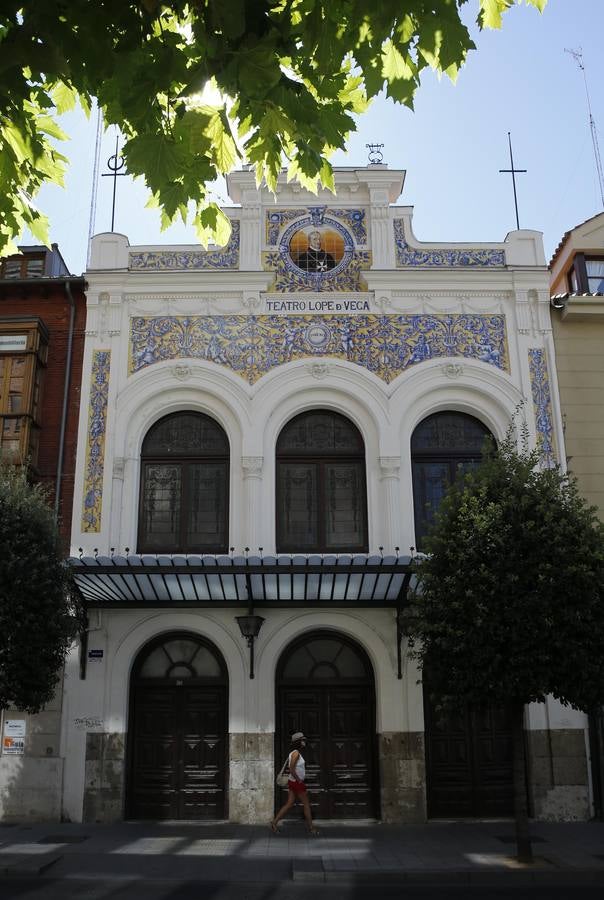 Aspecto actual de la fachada del teatro 