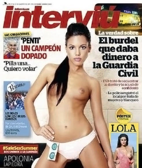 Apolonia Lapiedra, desnuda y con condones. 