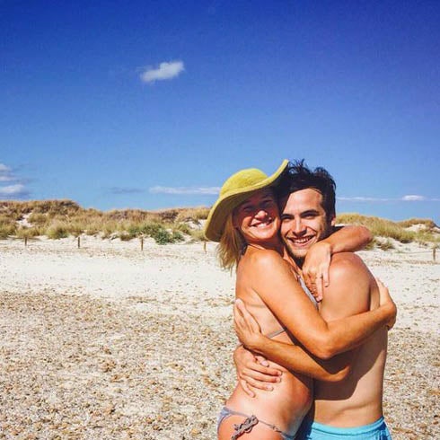Ana Duato y Ricardo Gómez, en Ibiza.