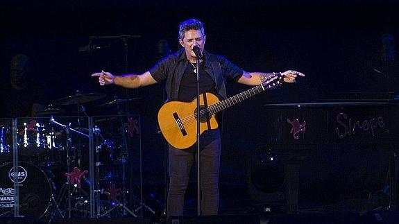 El cantante Alejandro Sanz.