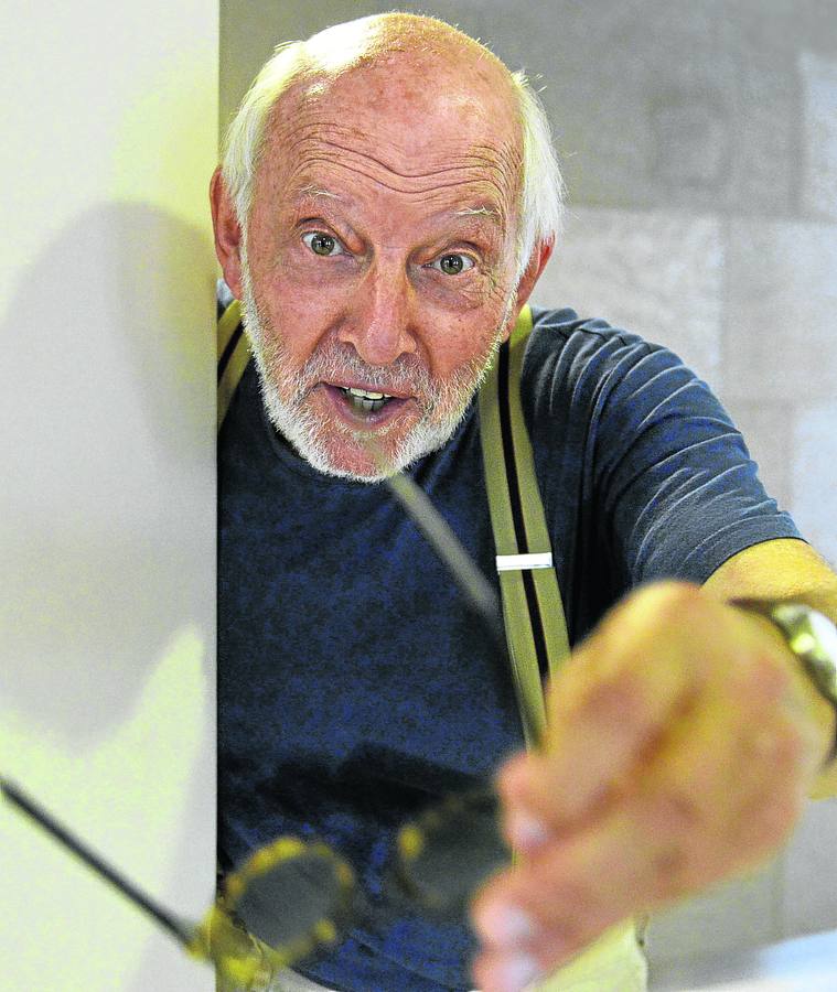 El veterano actor Álvaro de Luna, fotografiado en Bilbao en septiembre de 2014.