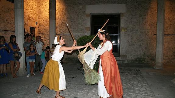Una de las escenas de las visitas teatralizadas.