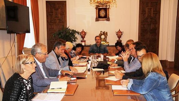 Reunión de coordinación para la acogida de refugiados en el Ayuntamiento de Zamora.