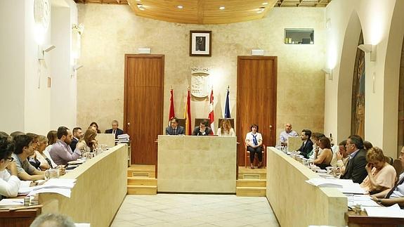 Una sesión plenaria anterior en el Ayuntamiento.