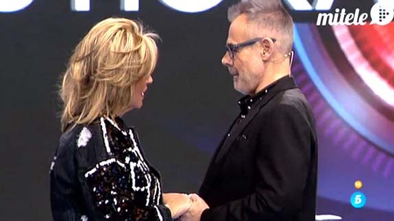 Jordi González con Lydia Lozano.