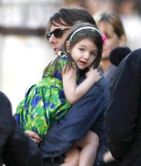 Tom Cruise y su hija Suri.