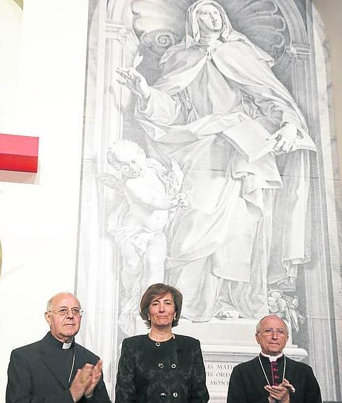 Ricardo Blázquez, Josefa García Cirac y Jesús García Burillo clausuraron ayer Las Edades en Alba. 