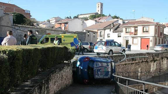 Estado del vehìculo tras el accidente. 