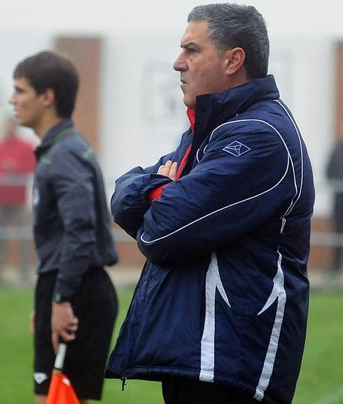 Luis Bertó, durante el partido del domingo ante el Tordesillas. 