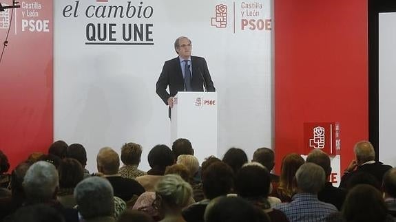 Ángel Gabilondo, durante su intervención en Valladolid.