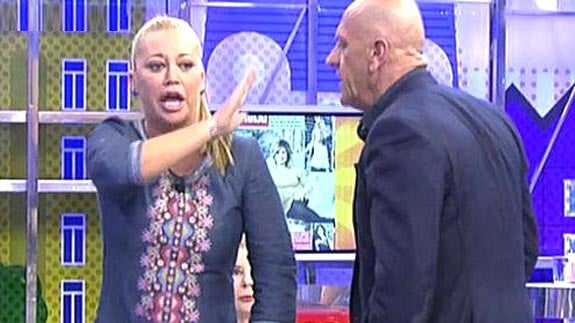 Belén Esteban y Kiko Matamoros, en plena disputa.