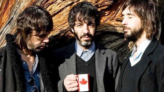 Jesús Senra, Marc Ros y Axel Pi, en una fotografía promocional del nuevo disco de Sidonie ‘Sierra y Canadá’. 