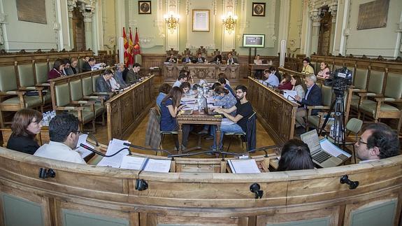 Salón del plenos del Ayuntamiento. 