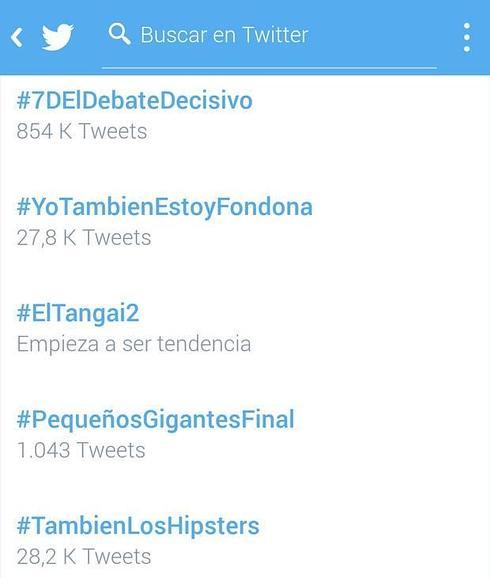 El debate encabezó durante todo el día la lista de 'trending topic'.