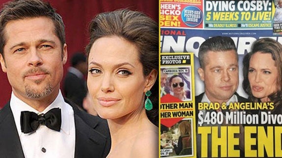 Angelina Jolie y Brad Pitt.