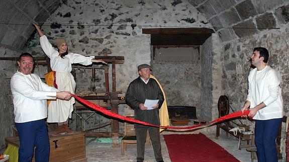 Una de las escenas de la visita teatralizada.