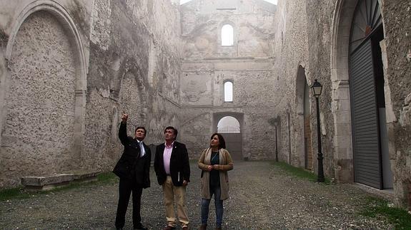 Visita institucional a la iglesia de San Francisco, dentro del proyecto de la exposición ‘Reconciliatio’ para las Edades del Hombre, en Cuéllar. 