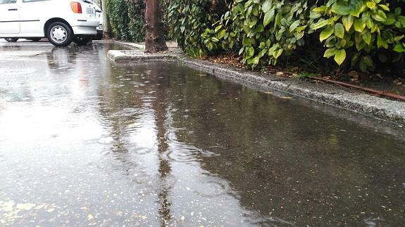 Lluvia en Valladolid 