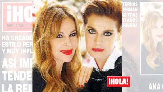 Ana Obregón, Antonia Dell' Atte, en la portada de 'Hola!'