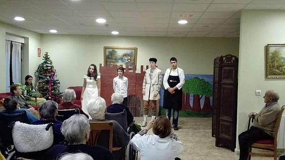 Actuación en la residencia de mayores de Cantimpalos.