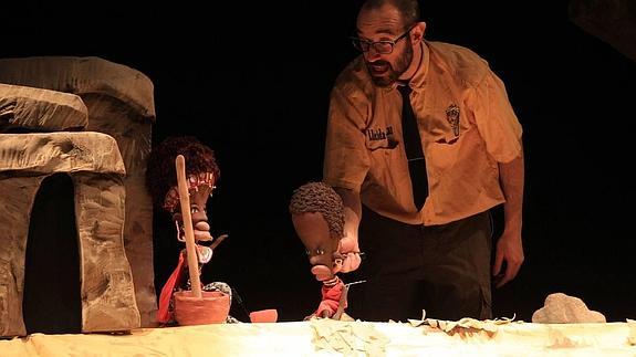 La compañía La Tartana, en un pase anterior en Segovia de otra de las obras de su repertorio.