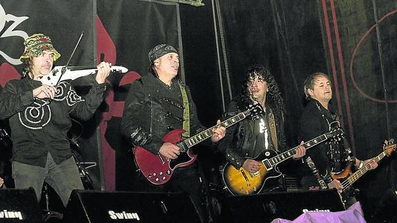 La actuación de Mago de Oz, una de las más seguidas de la noche.