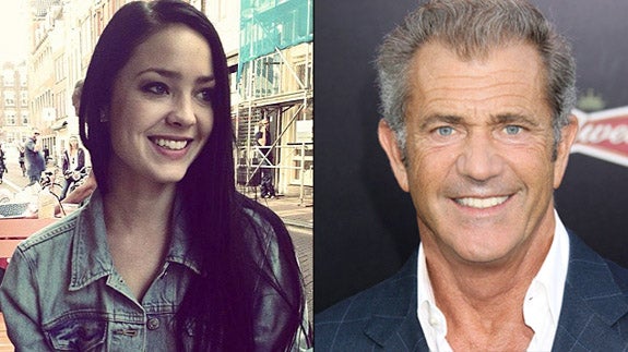 Rosalind Ross y Mel Gibson.