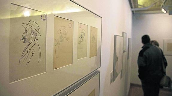 Imagen de la exposición ‘Miguel de Unamuno. Dibujos’ organizada en 2011. 