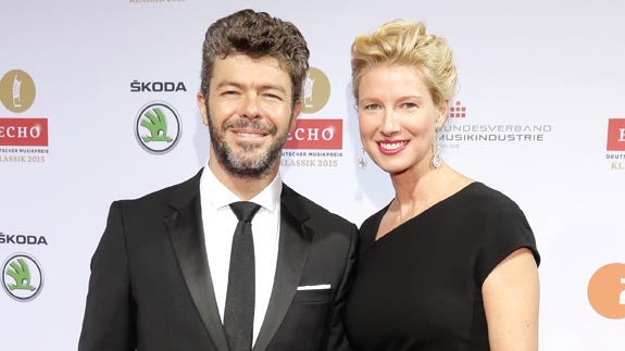 Anne Igartiburu y su marido Pablo Heras-Casado. 