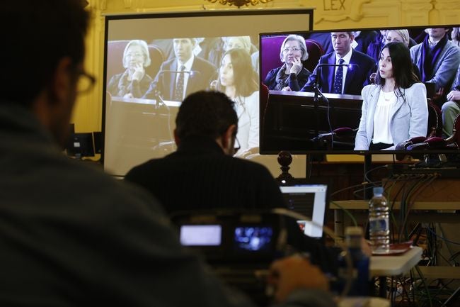 Triana, Montserrat y Raquel, las tres mujeres implicadas en el crimen. 