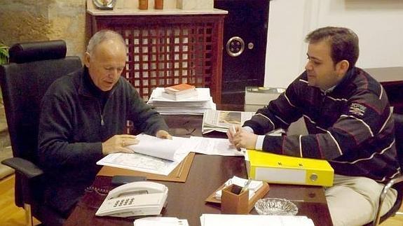 Luis Rodríguez Aller junto a Tino Rodríguez.