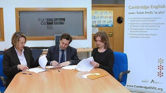 La UVA se convierte en centro colaborador de la Universidad de Cambridge