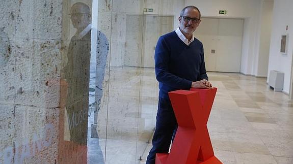 Toni Bruel, coordinador general de Cruz Roja España, en el museo Patio Herreriano, donde intervino en el evento TEDxValladolid Salón. 