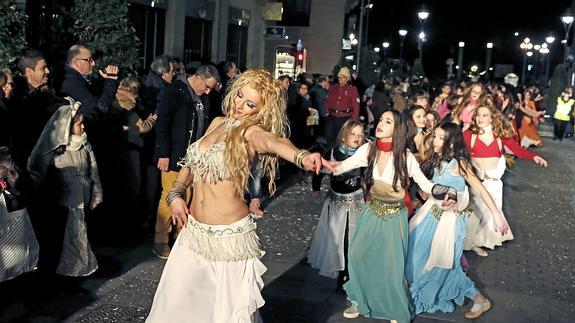 Desfile de carnavales en Valladolid.