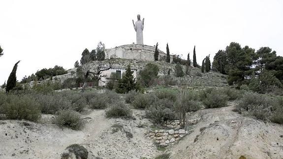 El Cristo y el cerro del Otero.
