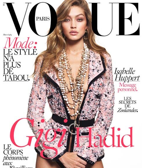 Gigi Hadid se desnuda para la revista 'Vogue'