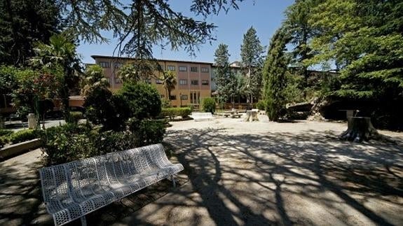 Imagen del jardín de CASTA en Arévalo.