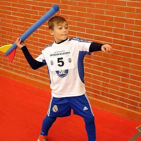 Uno de los niños participantes.