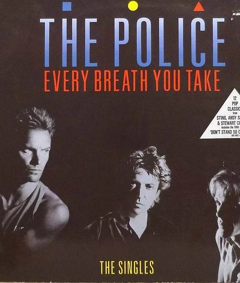 Portada del single de The Police 'Every breath you take'.