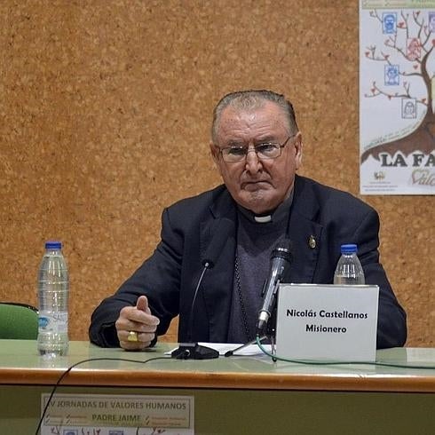 El misionero y exobispo de Palencia, Nicolás Castellanos.