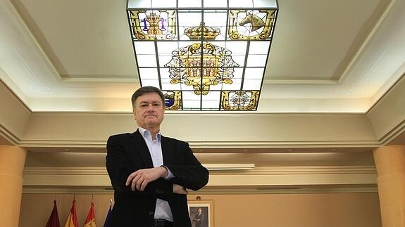El presidente de la Diputación y del PP de Segovia, Antonio Vázquez. Antonio Tanarro