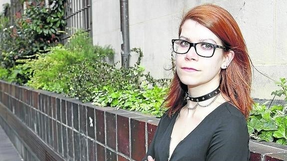 La joven escritora palentina Celia Frías. 